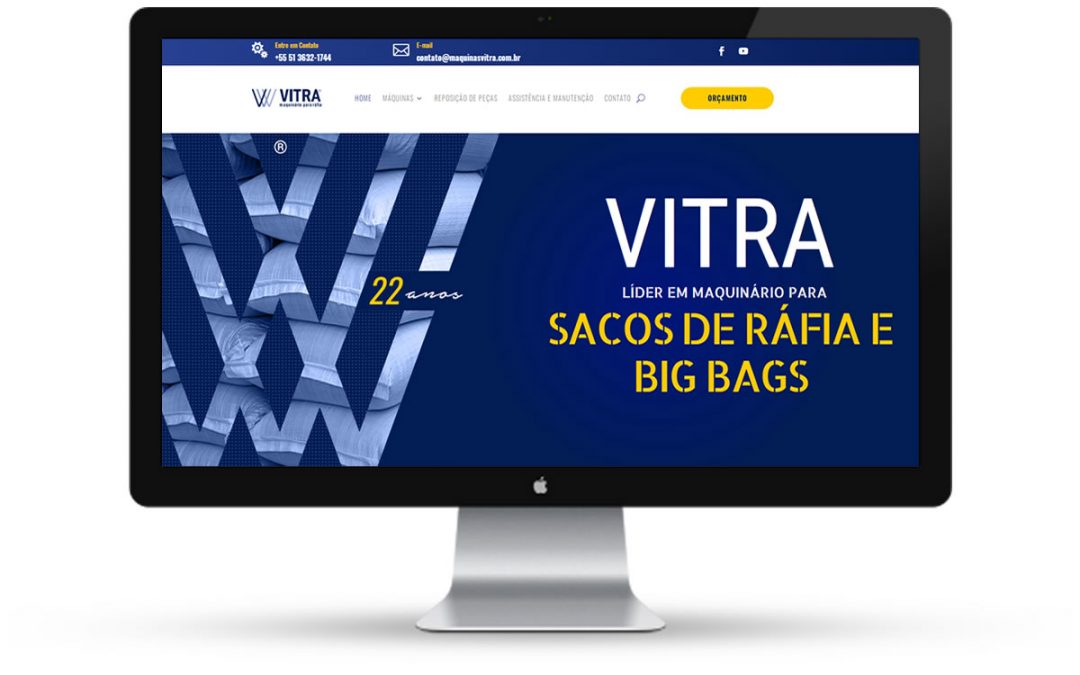 Máquinas Vitra – Website